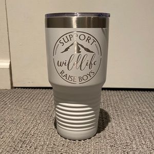 NEW “Support Wildlife Raise Boys” Tumbler